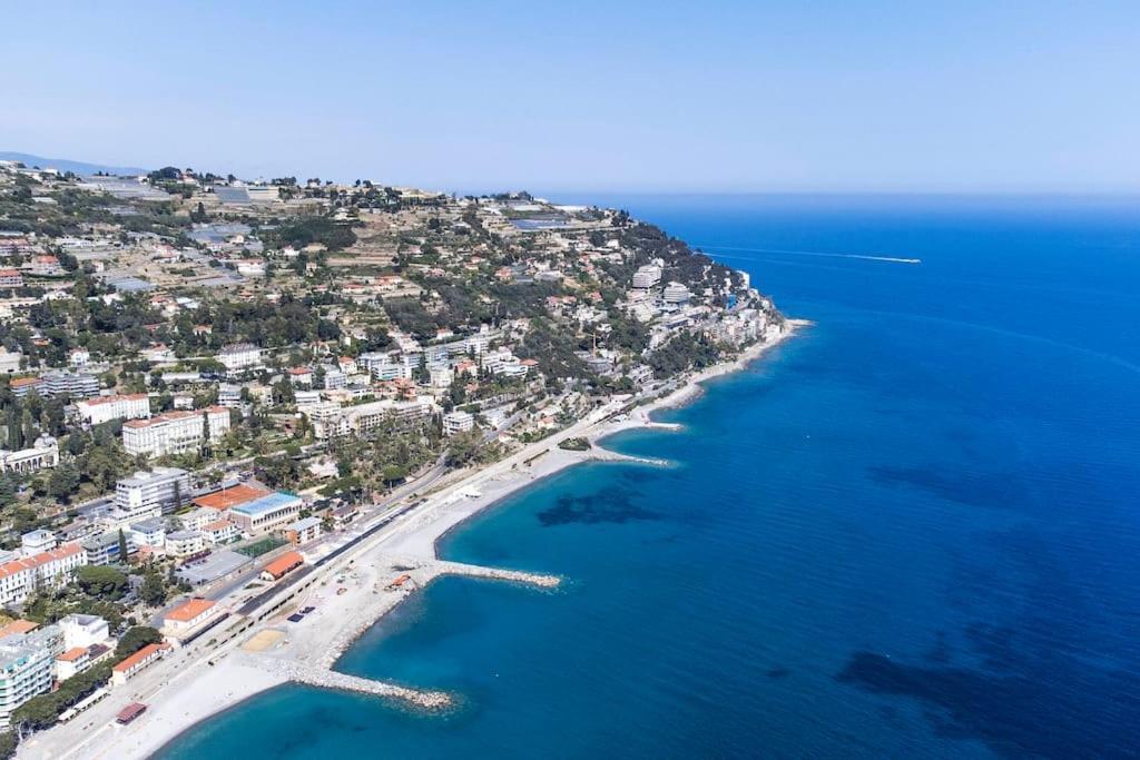 Ferienwohnung Il Grande Blu - Vista Panoramica Sul Golfo Ospedaletti Exterior foto