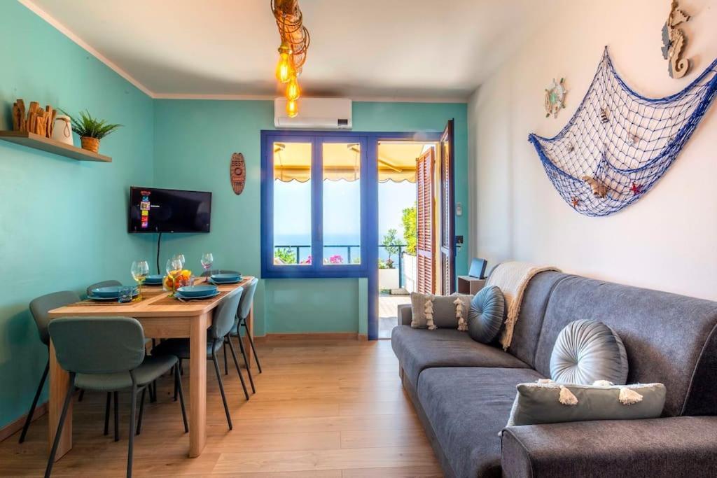 Ferienwohnung Il Grande Blu - Vista Panoramica Sul Golfo Ospedaletti Exterior foto