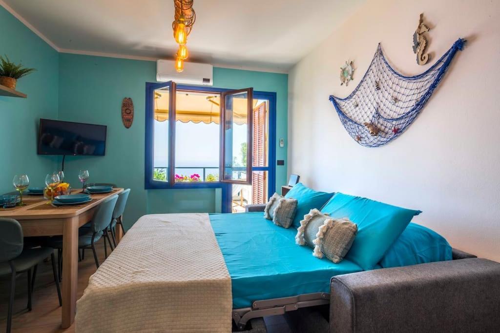 Ferienwohnung Il Grande Blu - Vista Panoramica Sul Golfo Ospedaletti Exterior foto