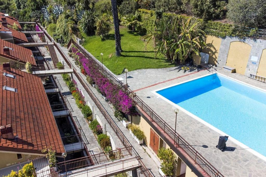 Ferienwohnung Il Grande Blu - Vista Panoramica Sul Golfo Ospedaletti Exterior foto